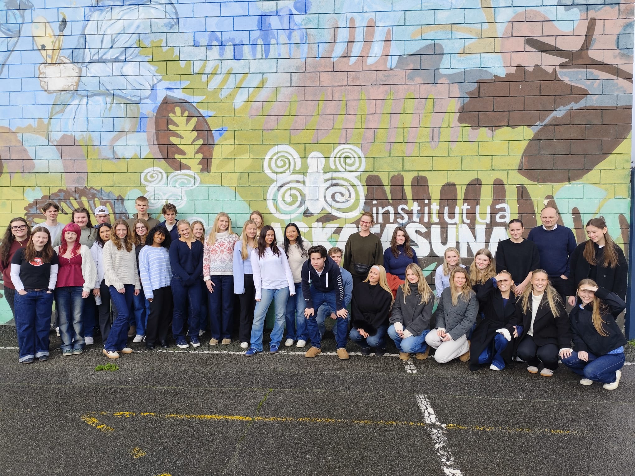 Alumnado noruego nos visita